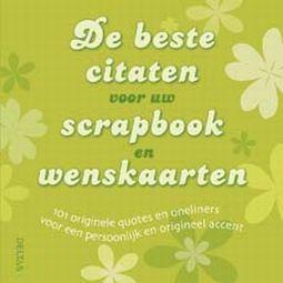Deltas beste citaten v scrapbook w # boek