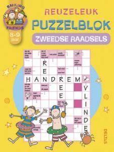 Merkloos puzzelblok zw raadsels 8-9jr boek