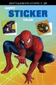 Merkloos spider-man 3 happy stick color boek