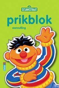 Merkloos sesamstraat prikblokaanvul(2t) boek