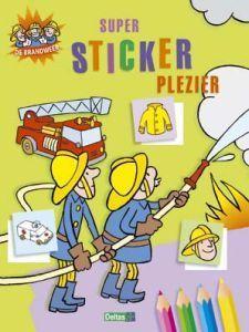brandweer super stickerplezier boek