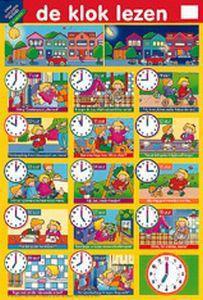Merkloos educat posters 23de klok lezen boek