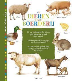 Merkloos kijk om je heen dier boerderij boek