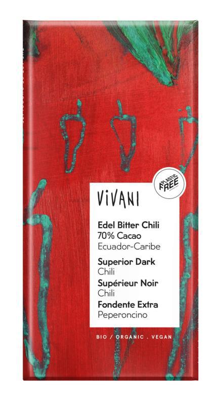 Chocolade puur superieur chili Ecuador bio