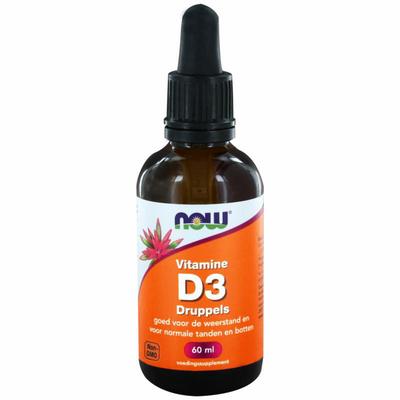NOW Vitamine D3 druppels 400IE