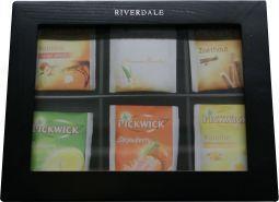 levelt theekist zwart 6 vaks ex