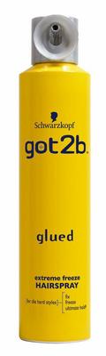 Got2b Glued blasting freeze hairspray