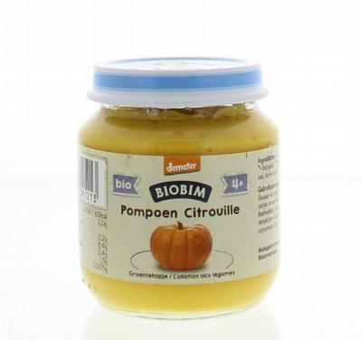 Biobim Pompoen puree 4 maanden Demeter bio