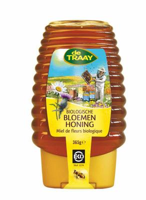 de Traay Bloemenhoning knijpfles bio
