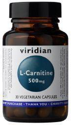 VIRIDIAN l-carnitine 500 mg 30 caps