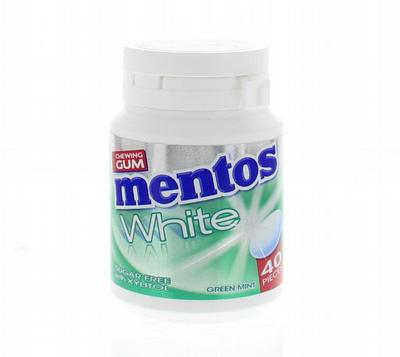 Mentos Gum greenmint white pot