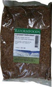 Merkloos reformfoods lijnzaad gebroken 500g