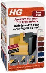 HG Leerverfkit zitmeubel bordeaux rood