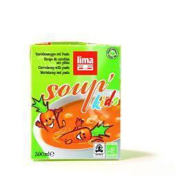 Merkloos lima kids wortelsoep pasta 390ml