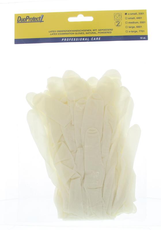 Handschoen latex XS