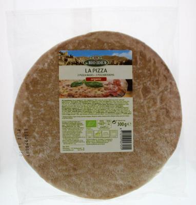 La Bio Idea Pizzabodems 2 stuks bio
