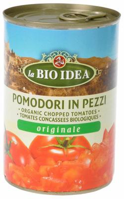 La Bio Idea Tomatenstukjes in blik bio