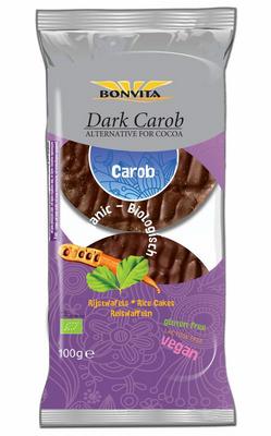 Bonvita Rijstwafels puur carobe bio