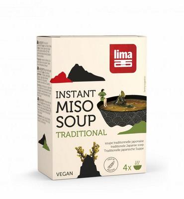 Lima Instant miso soep 4 x 10 gram