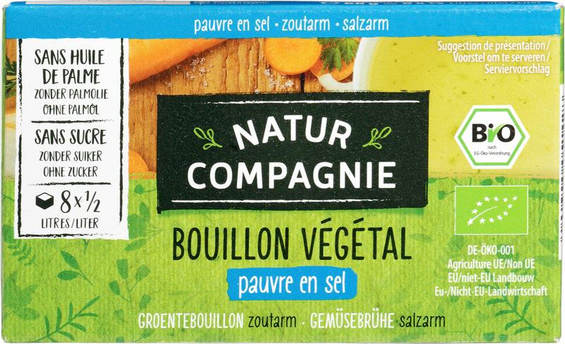 Groentebouillon zonder zout bio
