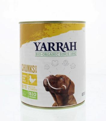 Yarrah Hond brokjes kip in saus bio