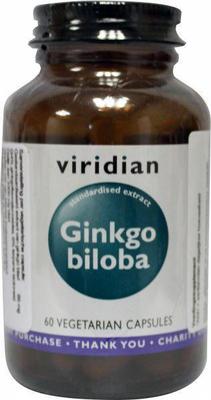VIRIDIAN ginkgo biloba leaf extract 60 caps