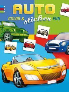 Merkloos auto color & sticker fun and boek