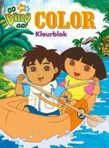Merkloos diego color boek