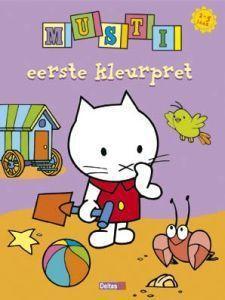 Merkloos musti eerste kleurpret boek