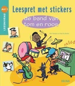 Merkloos leespret met stickers tomroos boek