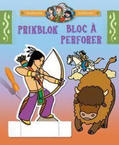 indianen prikblok boek