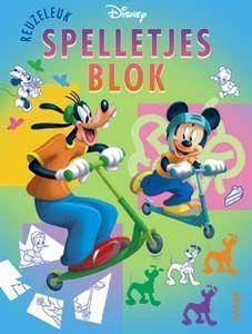 Merkloos disney spelletjesblok mickey boek