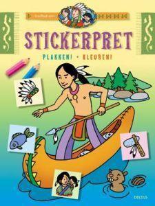 indianen stickerpret boek