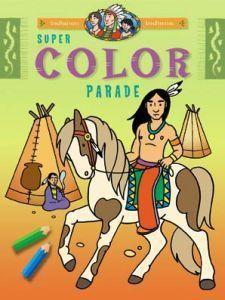 indianen super color parade boek