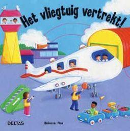 het vliegtuig vertrekt boek