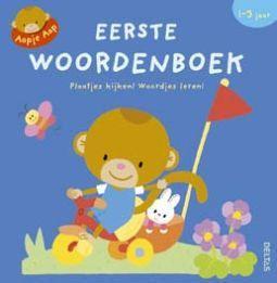 Merkloos eerste woordenboek aapje aap boek