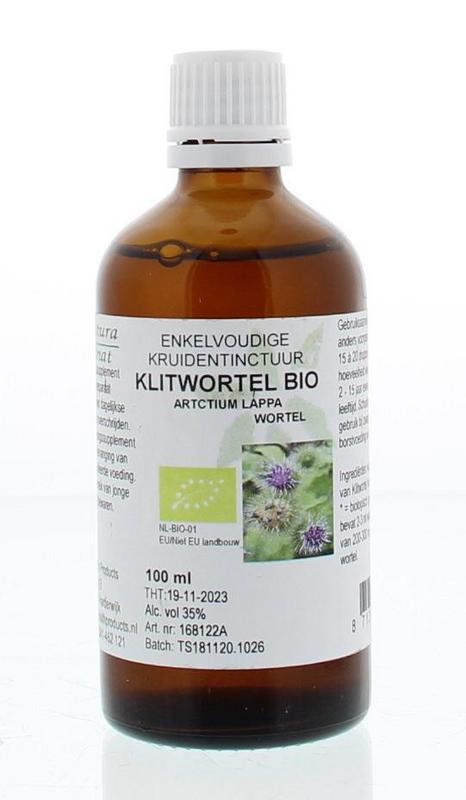 Arctium lappa/grote klis tinctuur bio