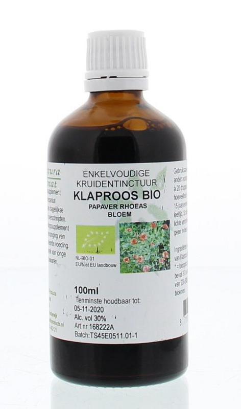 Papaver rhoeas flor / klaproos tinctuur