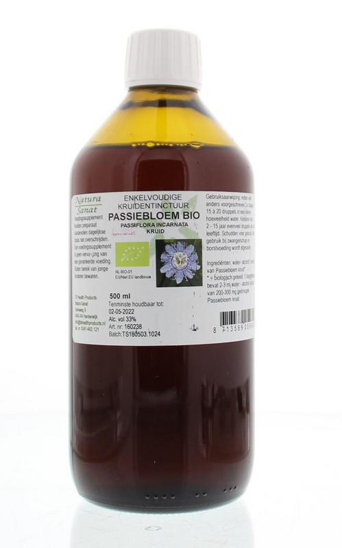 Passiflora incarnata herb/passiebloem tinctuur bio