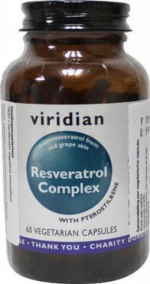 VIRIDIAN resveratrol complex 60 caps