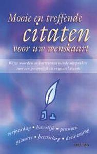 Merkloos mooie+tref citaten v wenskaart boek