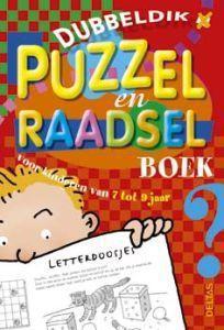 Merkloos dubbeldik puzzel-raadselboek boek
