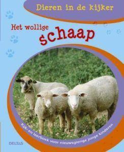 Merkloos dieren kijk 02 wollige schaap boek