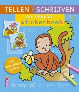 Merkloos tellen schrijven en kleuren boek