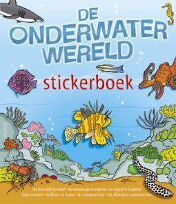 Merkloos onderwaterwereld stickerboek boek