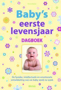 Merkloos baby's 1e levensjaar dagboek boek