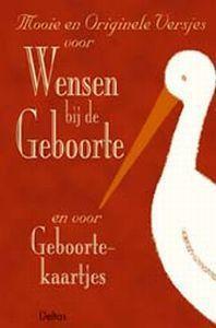 Merkloos mooie+orig versjes geboorte boek
