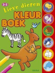 lieve dieren kleurboek 3-5j boek