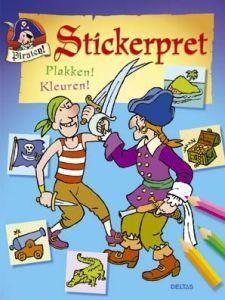 Merkloos piraten! stickerpret boek