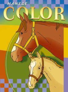 Merkloos manege color boek